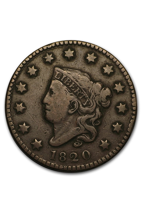 1820 Large Cent Small Date Fine