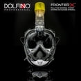 thumbnail image 2 of Aqua Leisure Dolfino Brand Adult Frontier x Recreational swim and dive Full Face Mask, 2 of 6