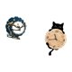 thumbnail image 5 of figurita de chuchería,Adorno figura artesanía escultura amor estatua,Estatuilla de chuchería de resina,regalo para pareja,decoración,Reloj de pared,Reloj de pared decorativo para baño y, 5 of 8