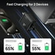 thumbnail image 4 of Cargador USB C INIU Cargador GaN de 100 W con 3 puertos para MacBook, color blanco, 4 of 7