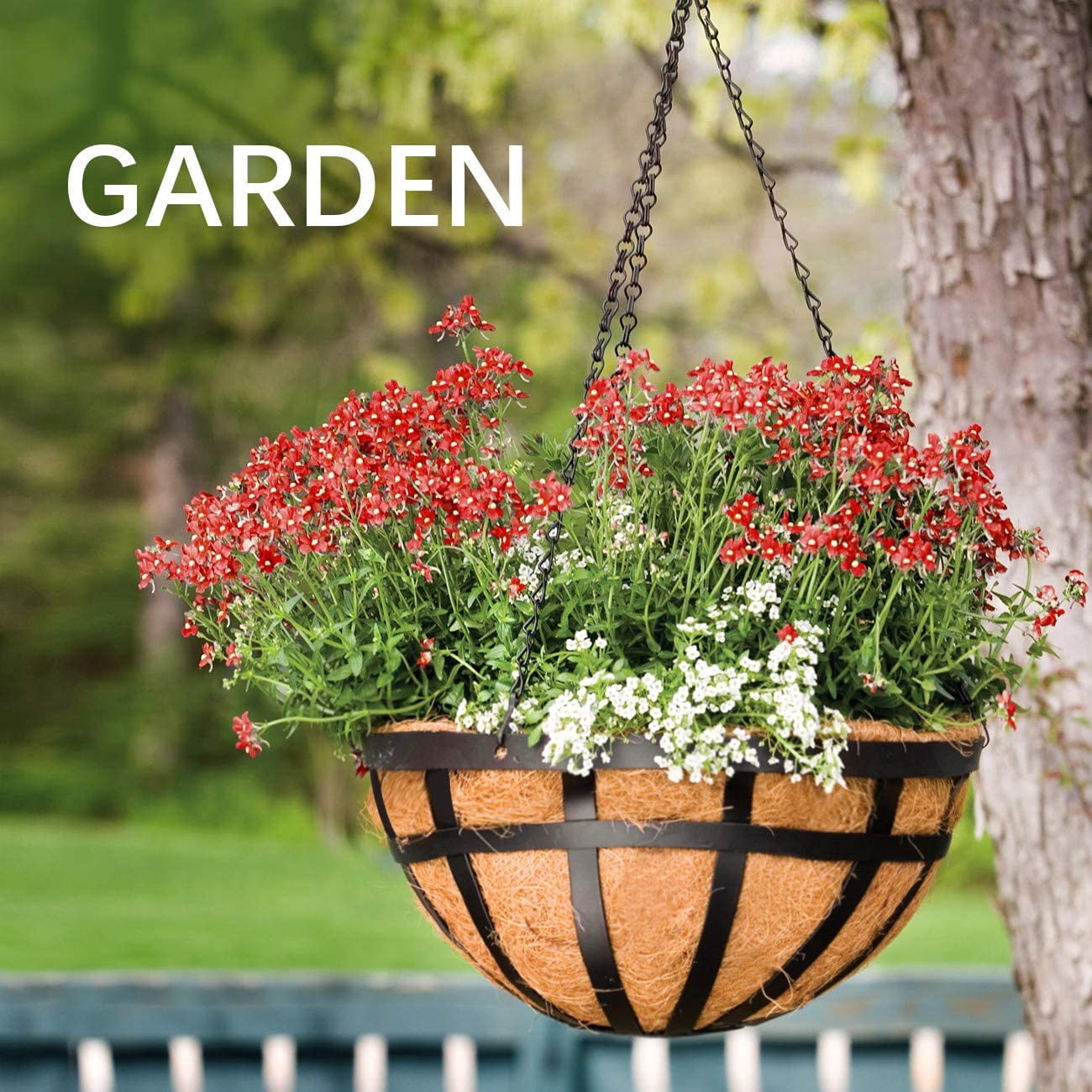 Piquets en fibre de noix de coco - YOSOO - Pack de 2 - 60cm - Pour plantes en pot d'intérieur