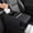 Black, variant on 5 in 1 Car Center Console Cover, Armrest Pad with 2 Storage Pockets, Cup Holder, Tissue Box Slot, Phone Holder, Universal Car Interior Organizer