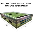 thumbnail image 6 of Pets First NCAA Cat Scratcher Box Football Field Designed Cat Scratcher & Lounge, 6 of 8