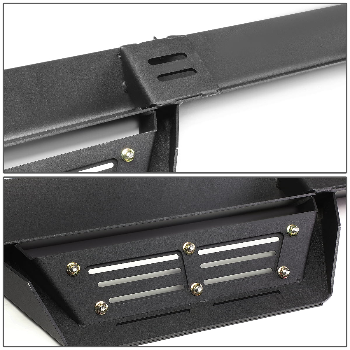 DNA Motoring 3" OD Side Step Nerf Bars Running Boards for 2015-2020 Ford F150-F350 Supercrew Cab