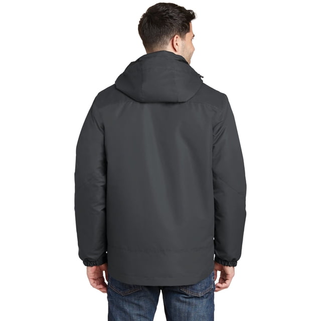 Port Authority ® Vortex Waterproof 3-In-1 Jacket. J332 M Magnet/ Orange