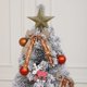 thumbnail image 4 of Adornos navideños, regalos navideños, árbol de Navidad blanco, decoración navideña de flocado denso, árbol de Navidad con agujas, copos de nieve, agujas de pino., 4 of 6