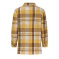 thumbnail image 5 of New Plus Size Plaid Jackets for Womens 2024 Autumn and Winter Casual Tops Loose Plaid Printed Long-Sleeved Lapel Tops/Shirts, 5 of 9
