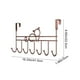 thumbnail image 4 of Cajón colgante, estante para puerta, organizador de armario sin taladro, ideal para dormitorios, metal resistente, fácil montaje, para ropa y accesorios, alto rendimiento, 2 niveles, estilo, 4 of 8