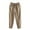 Khaki PANTS for women, variant on ATOYSOY Women's Casual Workout Stretch Joggers Pants Trousers Elastic Waist Drawstring Trendy Pants Pockets Retro Solid Color Sweatpants Loose Cotton Lined Beige L