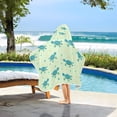 thumbnail image 6 of Turtles Kids Hooded Beach Towel Baby Bath Poncho Towels with Hood Absorbent 50"x23.5" for Pool Swimming, 6 of 7