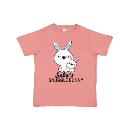 

Inktastic Sabas Snuggle Bunny Easter Gift Toddler Toddler Girl T-Shirt