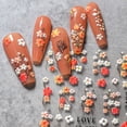 thumbnail image 6 of 5D Embossed Nail Art Stickers, 3D Floral Self-Adhesive Nail Decals, DIY Spring Nail Decoration for Women, 6 of 9