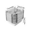 thumbnail image 1 of PEONAVET Barbecue Plates 50pcs Moulds Disposable Aluminum Baking Pan Kitchen Tools Consummate For Baking Cakes Brownies Bread Meatloaf Lasagna Or Lunch Box, 1 of 5
