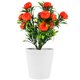thumbnail image 1 of KAKOWELY Árbol frutal artificial en maceta, adorno realista de bonsái naranja, decoración de árbol frutal artificial, 1 of 5