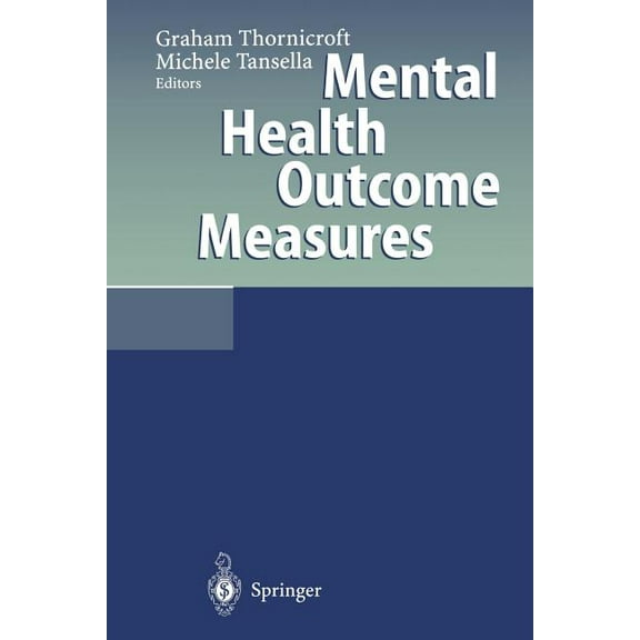 Mental Health Outcome Measures, (Paperback)