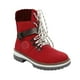 thumbnail image 5 of NECHOLOGY Botas Mujer Adulto Femenino Zapatos Botines para mujer Botas de mujer Botas de nieve de Cremallera Durable al libre Mantener caliente Botines de invierno Botas cálidas para damas (Red, 7), 5 of 5
