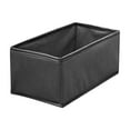 thumbnail image 3 of Foldable Drawer Organizer for Clothes & Accessories | Non-Woven Fabric Storage Box | Black Closet Divider for Underwear, Bras, Scarves | 27X14X11Cm Foldable Design, 3 of 6