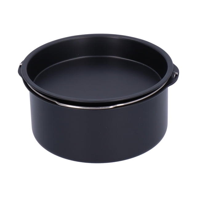 Fryer Accessories, Dishwasher Safe Cake Barrel Non-Stick Pizza Pan Air Fryer Cake Pan Multipurpose For Coffee Shop For Kitchen For Cake Shop For Bakery 7in
