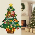 thumbnail image 4 of Wadada Felt Christmas Tree for Toddlers Kids, 3.2FT DIY Wall Christmas Felt Tree with 31 Pcs Detachable Ornaments Wall Decor with Hanging Rope for Boys Girls Xmas Gifts Home Door Decoration, 4 of 6