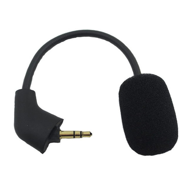 Gaming Headset Microphone Replacement 6.69 Inch Length Detachable 3.5mm Plug Microphone Easy Pickup Flexible Voice