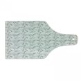 thumbnail image 1 of Birds Cutting Board, Spotted Neck Swallow and Red-Rumped Swallow Perching on Parallel Wires, Decorative Tempered Glass Cutting and Serving Board, in 3 Sizes, by Ambesonne, 1 of 2