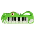 thumbnail image 1 of Costway 25-Key Kids Piano Keyboard Dinosaur Shape Toy Digital Piano with Built-in Music & Light Green, 1 of 9