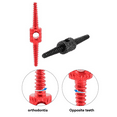 thumbnail image 5 of Conector de Tubo de Freno de Bicicleta de Montaña Tubo de Línea de Velocidad Variable Conector Pasante Herramienta de Cableado de Cable de Bicicleta Rojo, 5 of 5