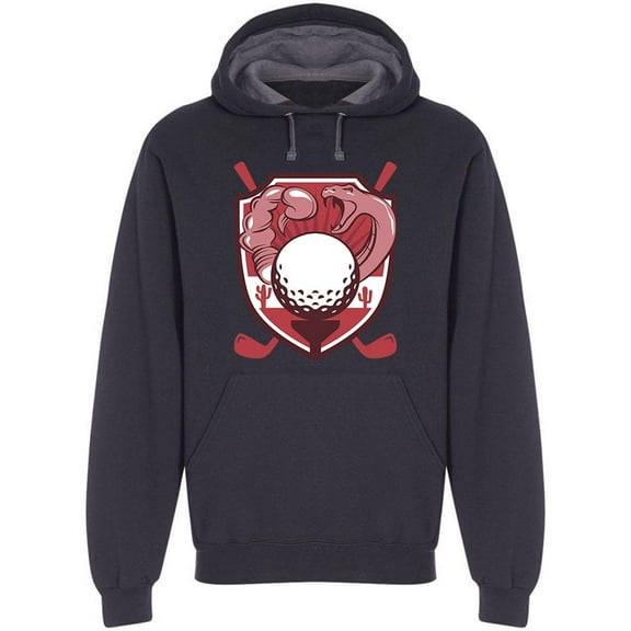 Shield Design With Brats Hoodie Men -Image by Shutterstock, Male Medium