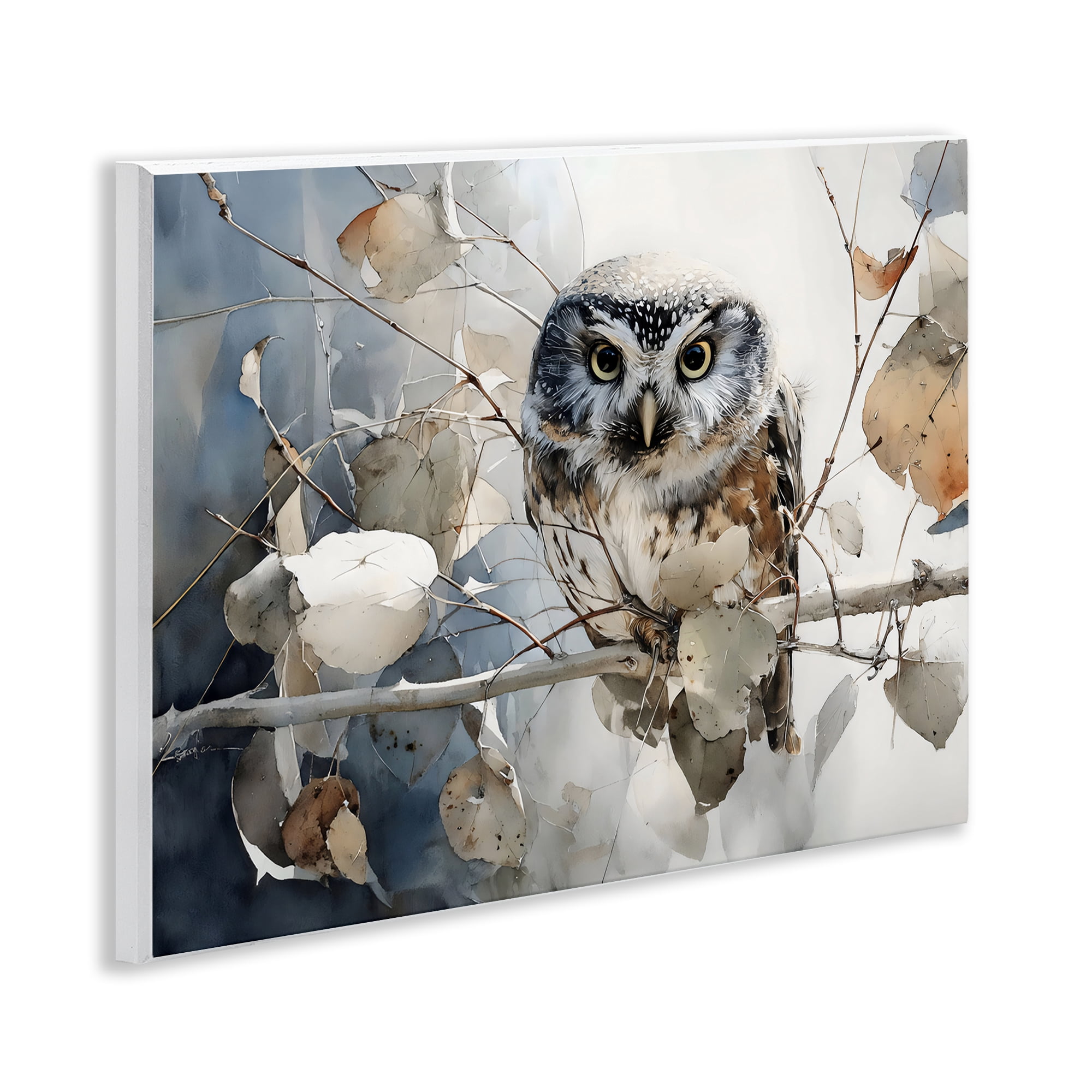 Stupell Industries Hoot Owl on Autumn Branch Wall Plaque Art, design by Franklyn Gregory