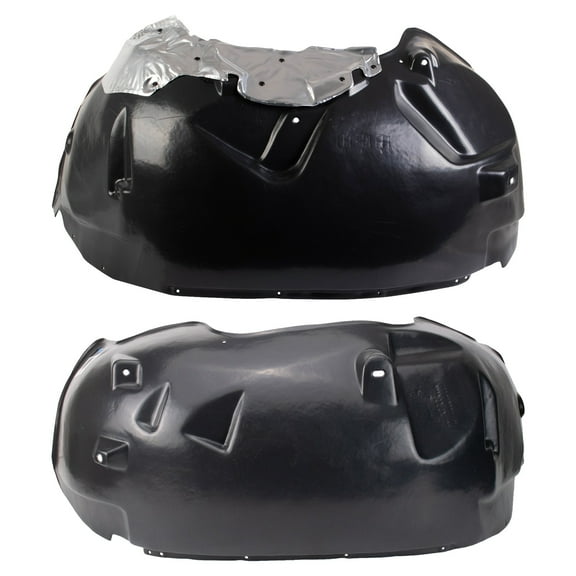 TRQ Front Inner Fender Liner Set Fits Select 2005-2010 Dodge Dakota 2011 Ram CH1248129 CH1249129