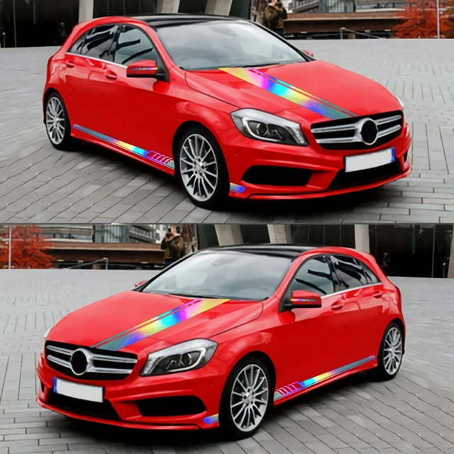 Car Sticker,Diy Decal Vinyl Car Diy Decal Auto Body Decals 5 Pieces Vinyl Body Decals Universal Vinyl Stickers Decoration Car Side Sticker Decals Universal Car Sticker Auto Body Universal Car Diy