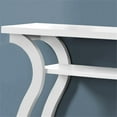 thumbnail image 3 of Pemberly Row Modern 47" Wooden Curved Base Entryway Hall Console Table in White, 3 of 5