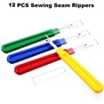 thumbnail image 2 of 12 Pieces Colorful Seam Ripper Tool, Ergonomic Stainless Handy Stitch Ripper Sewing Ripper for Opening Removing Seams and Hems, 2 of 5