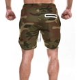 thumbnail image 2 of Men's 2 in 1 Running Sport Shorts, Lightweight, Gym, Training, Quick Drying, 2 of 2