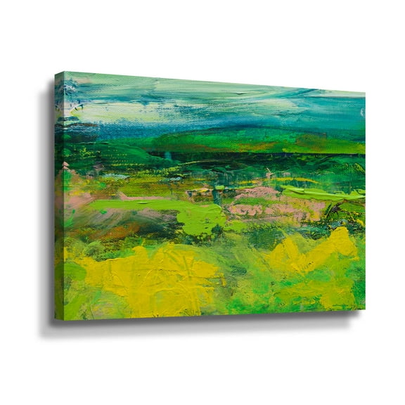 Artwall Walking Path, Gallery Wrapped Canvas by Allan Friedlander