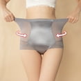 thumbnail image 3 of Gibobby Tangas de sexy para mujer Ropa interior de mujer Bikini sin costuras Ropa interior de encaje Media espalda que cubre bragas(Gris,XL), 3 of 5