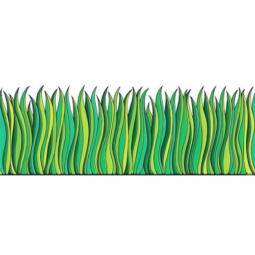 Teachers Friend Tall Green Grass Punch Outs Classroom Border Walmart Com Walmart Com