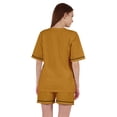 thumbnail image 5 of Inkmeso Solid&nbsp;Short Nightwear Set For Womens Short Sleeves&nbsp;Top and Shorts 2Pcs&nbsp;Loungewear, 5 of 7