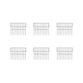 thumbnail image 2 of Garden Fence Panels for Pets and Small Animals, Metal Rustproof Outdoor Barrier for Yard, Garden Bed and Lawn, Easy Install Decorative Animal Fence System, 2 of 6