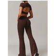 thumbnail image 2 of Conjuntos de entrenamiento for mujer, 2 piezas, sujetador deportivo, camiseta sin mangas, polainas de cintura alta, gimnasio, Yoga, ropa activa, Top de entrenamiento for mujer, 2 of 6