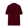 thumbnail image 4 of Tops para hombre, blusas y camisas de manga corta con cuello redondo para hombre, jersey informal con cuello redondo estampado para hombre, pantalones cortos deportivos para fitness, blusa de poliéste, 4 of 5