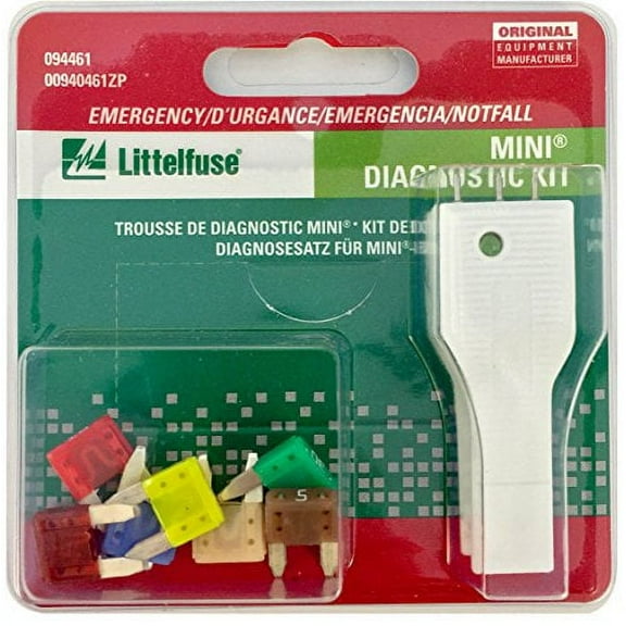 Littelfuse 094461 MINI Emergency Diagnostic Fuse Kit