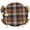Orange, variant on Round Table Cover 36-44 Inch Orange Blue Checkered Waterproof Reusable Table Cloth Round Fitted Vinyl Tablecloth with Elastic Edged for Parties Outdoors, Fall Farmhouse Buffalo Plaid