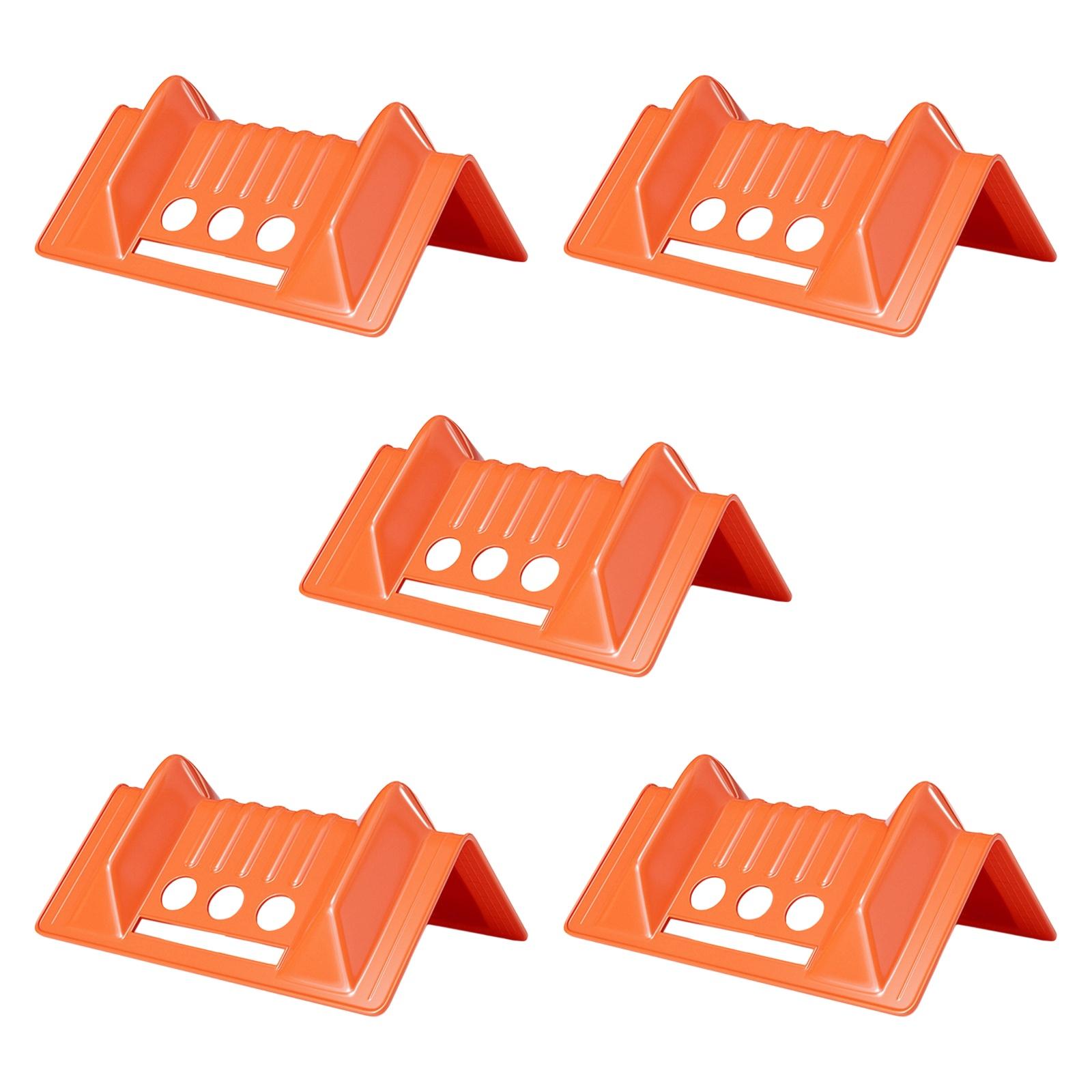 5 Pieces Flatbed Edge Protectors Edge Corner Protector Tie Down Strap Guards PP Material for Cargo Loads Truck Shipping