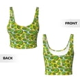 thumbnail image 5 of Picia Watercolor Kiwi Fruits Summer Sports Bra for Women,Padded Strappy Sports Bras Medium Support Yoga Bra with Removable Cups,Running Yoga Bra-Medium, 5 of 9