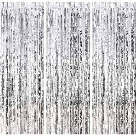 

Metallic Tinsel Foil Fringe Curtains - Party Decorations