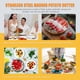 thumbnail image 2 of 2pcs cortadores de cubitos de fruta de acero inoxidable cortadores de patatas huevos hervidos rebanadores, 2 of 6