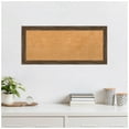thumbnail image 6 of Amanti Art Natural Cork Board Wood Framed Regis Barnwood Mocha Narrow Bulletin Board 33 in. x 15 in., 6 of 7