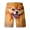 thumbnail image 6 of Toimothcn Mens Shorts Funny Dog Printed Shorts Stretchy Waist Drawstring Soft Breathable Homewear Shorts Comfy Summer Clothes, 6 of 7