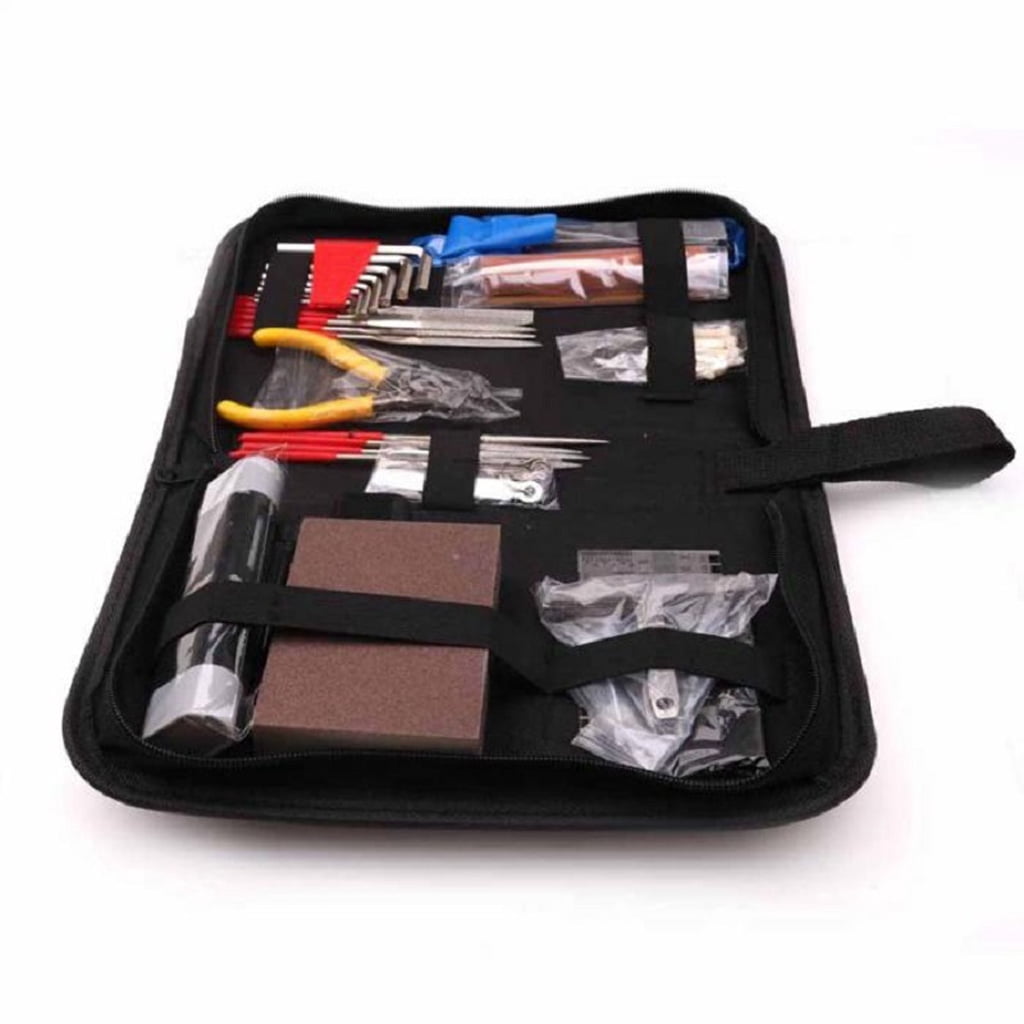 Zeiwohndc 42 Pieces Complete Guitar Repairing Maintenance Tool Kit, Guitar Setup Kit